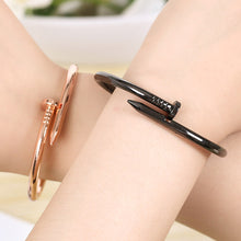 Load image into Gallery viewer, Titanium Screw Nail Lover Bracelet For Women Bangle Lover Bracelet Jewelry